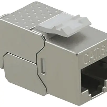 Module de raccordement VALUE RJ45/s cat.6A Keystone SuperSLIM argent 