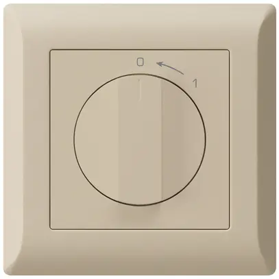 Contatto rotativo INC 0<1/1L kallysto.line beige con manopola 