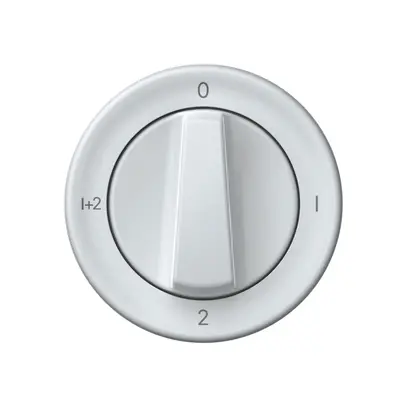 Kit frontale origin interruttore rotativo 0-1-2-1+2 60×60mm bi 