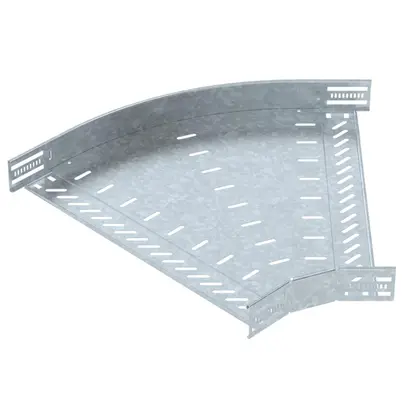 Gomito BET RB 45° 60×500mm acciaio zincato a caldo per immersione 