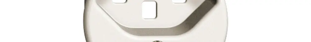 Disque frontal FH 1×T23 blanc Ø43mm, lentille, 