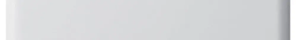 Plaque de recouvrement basico 2×1 2 trous de fixation verticaux blanc 