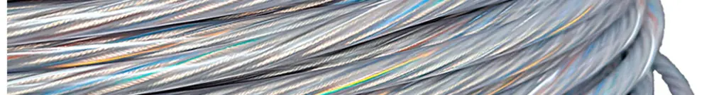 Câble Elektrogros TDLR 6×0.75mm² transparent avec âme en acier rouleau à 100m 