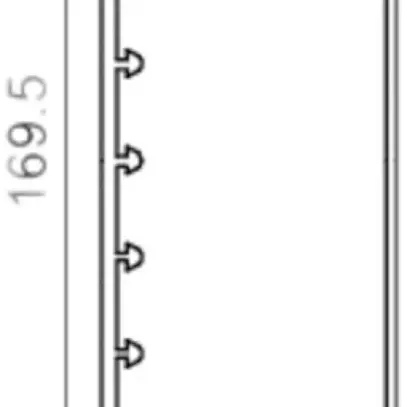 Canal d'installation Bettermann WDK 60×170×2000mm gris clair 