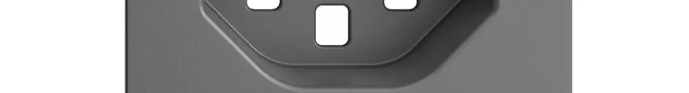 Placca frontale EDIZIOdue T23 grigio scuro 60×60mm con lente 