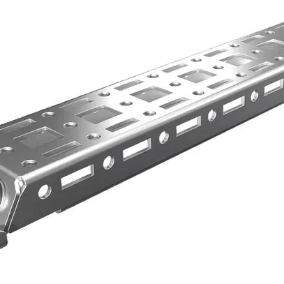 Guida profilata Rittal AX 2394.300 45.5×10mm grigio 