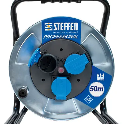 Avvolgicavo Steffen Metall 3×T13 EPR-PUR 3×2.5mm² 30m 
