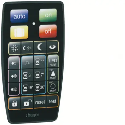 Telecomando Komfort per EE85./86./87 Hager 