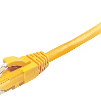 Câble patch RJ45 Dätwyler 602 4P cat.6 U/UTP AWG24 FR/LSZH jaune 2.5m 