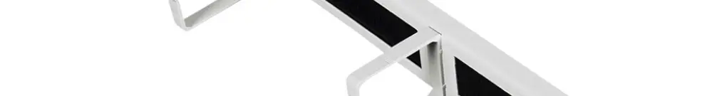 Étrier guide-câbles ROLINE 44×485×80mm métal 1UH bande à brosses gris 