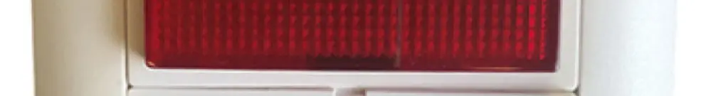 UP-Blitzleuchte Hugentobler 316U 230V AC IP21 Xe 5J rot Sirene pulsierend 