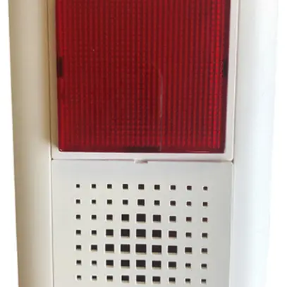 UP-Blitzleuchte Hugentobler 316U 230V AC IP21 Xe 5J rot Sirene pulsierend 