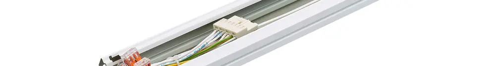 Anschluss-Set Philips CoreLine 600×80×50mm Stahl weiss 7-polig 