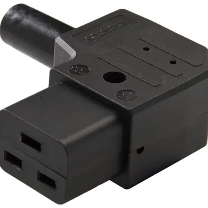 Prise d'appareils type C19 ELBRO à droite 16A noir 