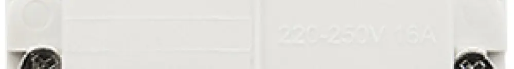 Raccordo longitudinale SG ShopLine 3 fa bianco isolato 