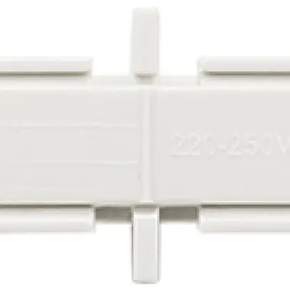 Raccordo longitudinale SG ShopLine 3 fa bianco isolato 