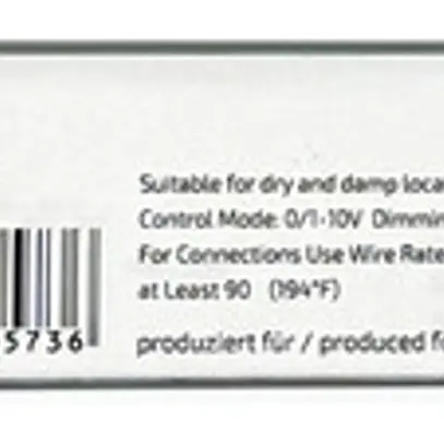 Alimentazione LED DOTLUX 80W 20…50V 900…1600mA 1-10V 360×30×26mm 