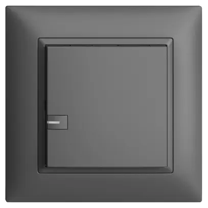 Poussoir KNX RGB ENC EDUE FMI, 250mW, a.LED RGB, 1×poussoir, comm.1×touche, grf 