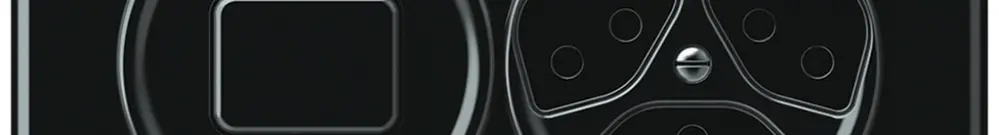 Combinazione INC origin sch 3/1L + 3×T13 148×88mm nero 