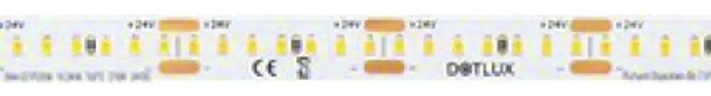 Bande LED DOTLUX, 96W, 10mm, 2700K, rotolo da 5m, c.cavo d.allacciamento 15cm 