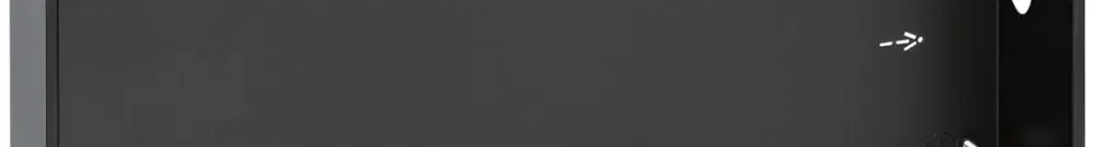 Scatola per montag.INC Hager nero WDW160 per schermo tattile 16" 