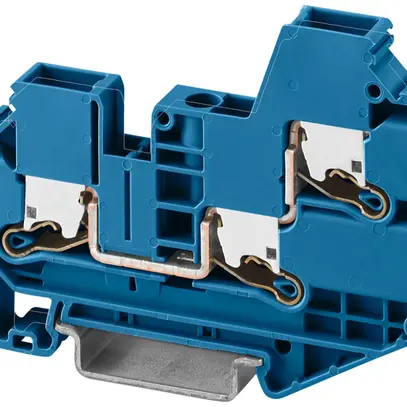 Morsetto di passaggio PX XTV 6-TWIN BU 1000V 41A 0.5…10mm² blu 