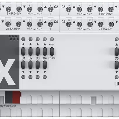REG-Jalousieaktor KNX Theben LUXORliving 8-Kanal 