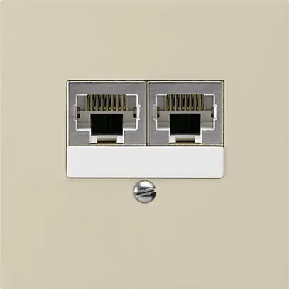 Scatola INC kallysto 2×RJ45s separato beige 