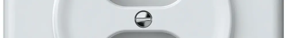 Presa INC origin 2×tipo 23 16A 230V 92×92mm bianco 