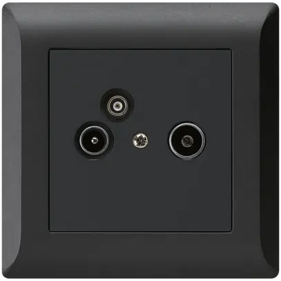 Prise pour antenne ENC R/TV/données kallysto.line 2GHz 10.5db noir 