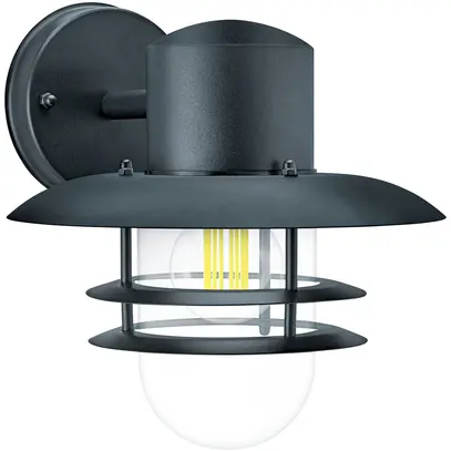 Wandleuchte Philips Inyma E27 1×25W IP44 Ø230×260×245mm schwarz 