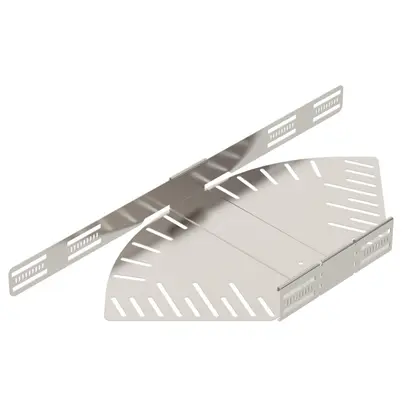 Bogen BET RB W verstellbar 60×300mm Edelstahl A4 blank 