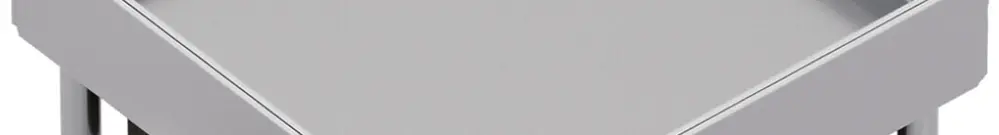 Cassette pour charge lourde Hager Q06 6 42×200×200mm acier inoxydable 