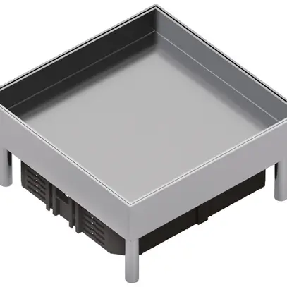 Cassette pour charge lourde Hager Q06 6 42×200×200mm acier inoxydable 