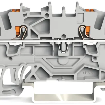 Durchgangsklemme WAGO TopJob-S 1.5mm² 4L grau Serie 2201 