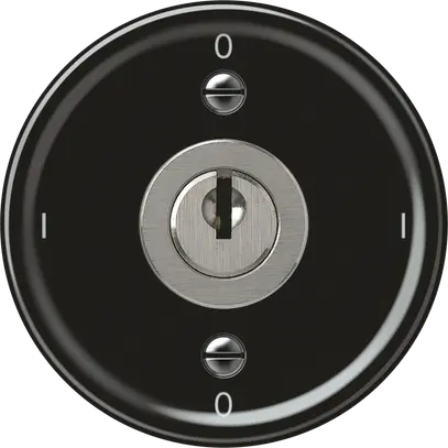 Interruttore a chiave origin interruttore 0/3L 16A 250V 0-I-0-I 60×60mm nero 