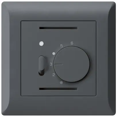 Thermostate d'ambiance ENC kallysto.line anthracite avec interrupteur 