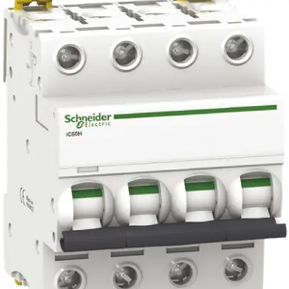 Disjoncteur Schneider Electric iC60N 4P 40A D 6kA 