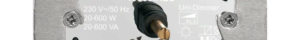 Inserto regolatore FH 20…600W universale, illumin.LED rosso 