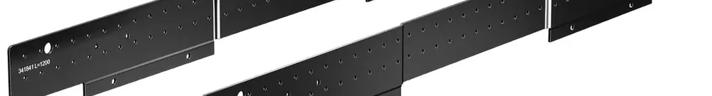 Traverse de profondeur Rittal VX 5302.166 600×1200mm pour VX IT noir 2pcs 