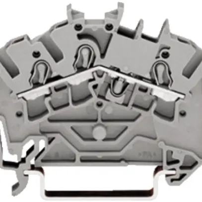 Morsetto di passaggio WAGO TOPJOB S 4mm² 3L grigio 