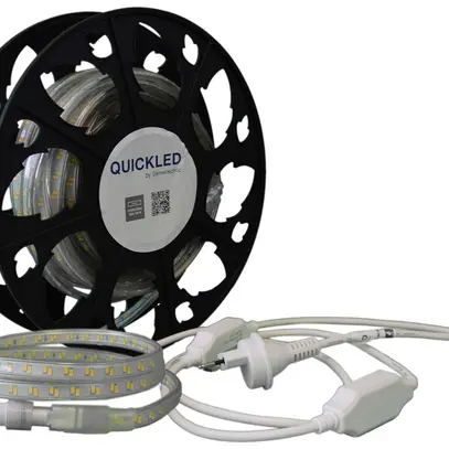 Fascia luminosa LED QUICKLED 240N IP65 240V 15W-1500lm/m 4000K 10m bobina 2-lati 