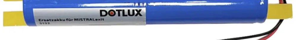 Accu DOTLUX MISTRALexit 6.4V 3600mAh lithium 172×26×26mm 
