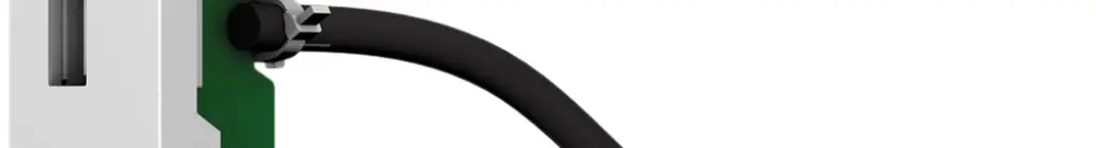 Module USB Cecoflex pour système de montage AV, USB-A/USB-B 2.0, câble, blanc 