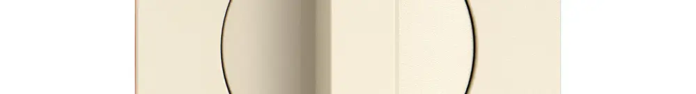 Kit di montaggio EDIZIO.liv SNAPFIX® p.interr.rot.manop.senza iscrizione cr 