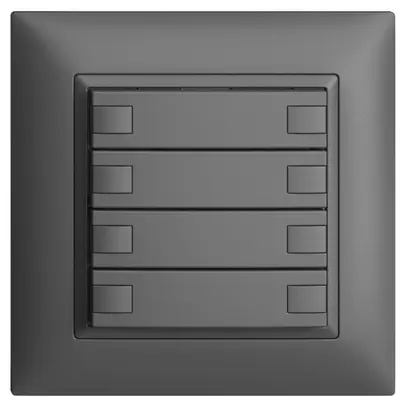 Pulsante KNX RGB INC EDUE FMI, 250mW, s.LED, 4×pulsante, com.2×tasti, grs 