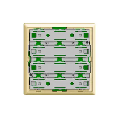 Unité fonctionnelle KNX RGB, capteur température 1…4× EDIZIOdue vanille avec LED 
