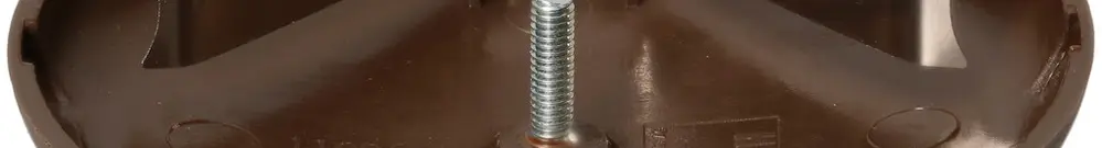 Rosetta di copertura MH clip a molla Ø95×13mm marrone 