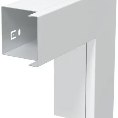 Angolo piatto Bettermann LKM 60×60mm zincato bianco puro 