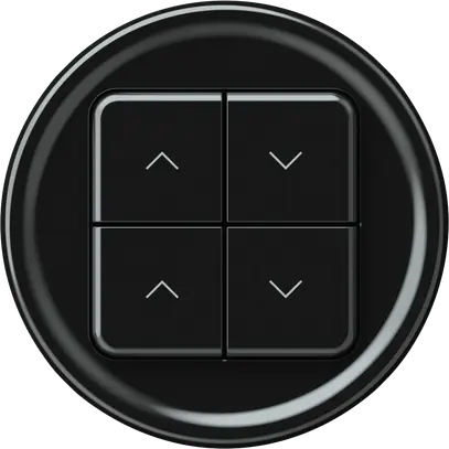 Jalousieaktor KNX origin 4×Tasten schwarz 